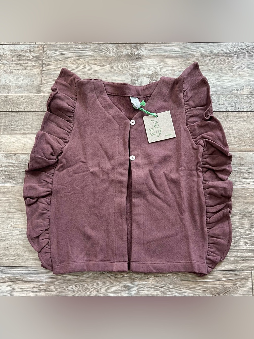 NWT Kate Quinn Little Liam Plum Vest Size 7